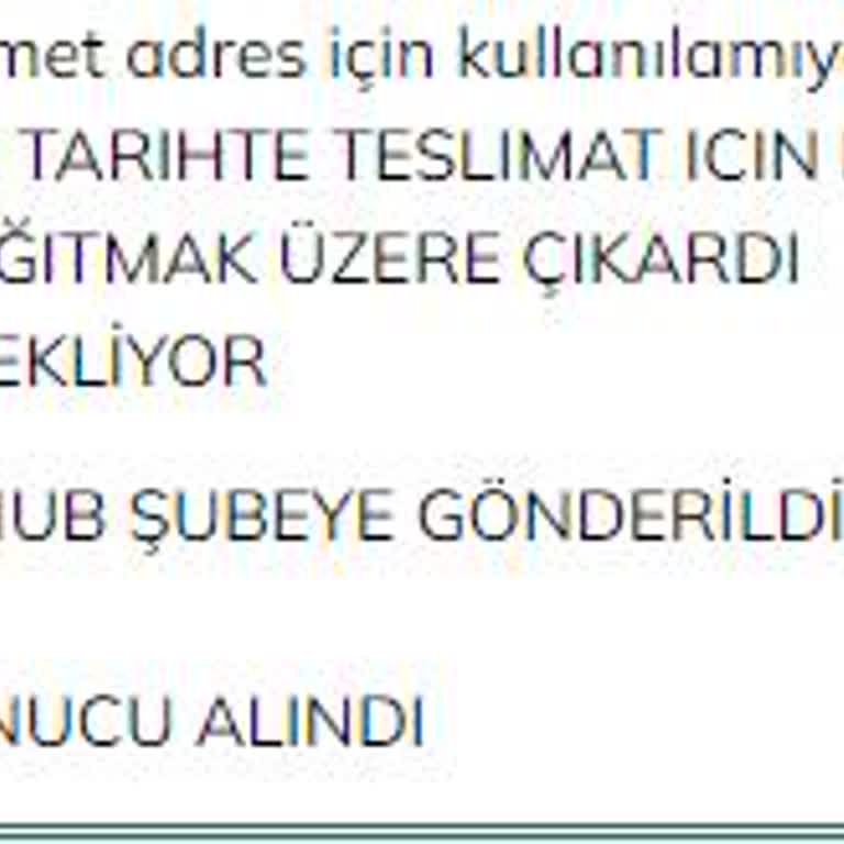 UPS Türkiye, Adres Servis Bölgesi Dışında Diyerek Kargomu Getirmedi!