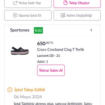 Pazarama Gönderilmeyen Sipariş Para İadesini Bekletiyor