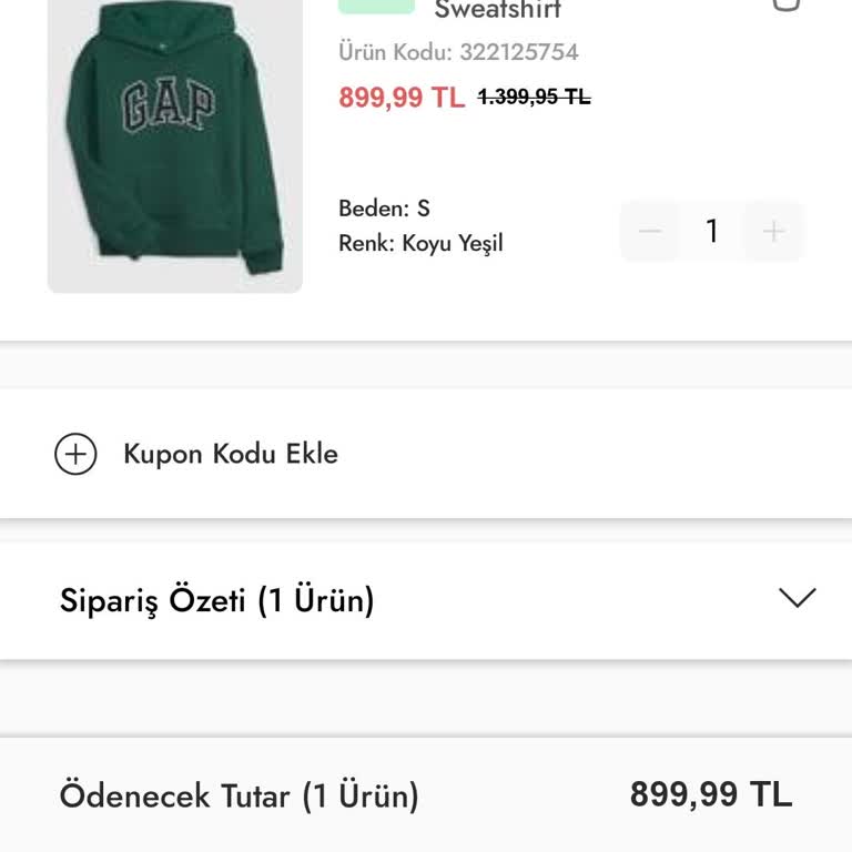 GAP Ürünü Teslim Edemedi