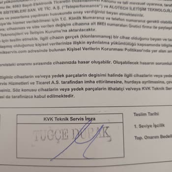 KVK Bakırköy Şubesi Tablet Gönderdim Yapmadan Yolladılar