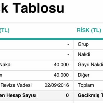Findeks Limit Risk Raporunda Yaşadığım Problem