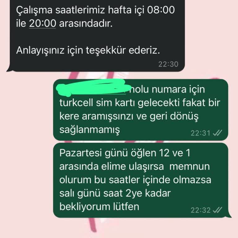 Dijital Kurye Sim Kartımı Ulaştırmadı!