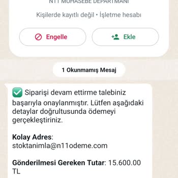 N11'de Beklenmedik Müşteri Deneyimi