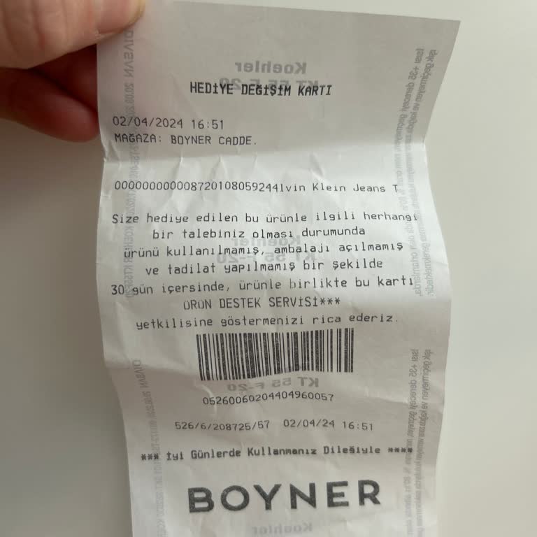 Boyner Değişim Süresi 30 Günü Geçti