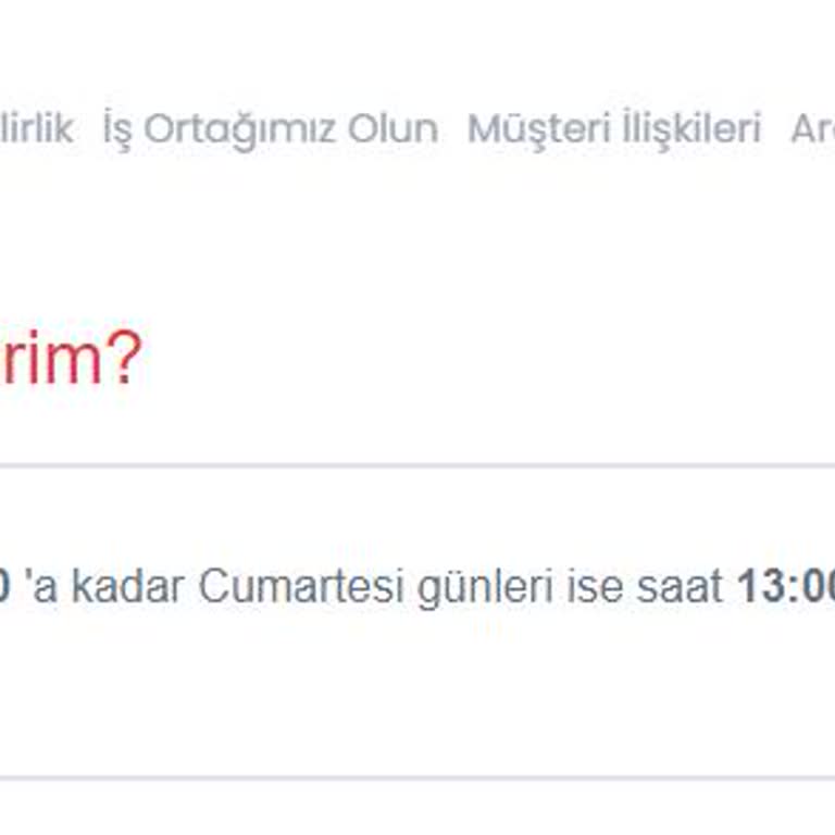 Aras Kargo'nun Şubeden Kargo Gönderim Saatlerindeki Uyuşmazlık