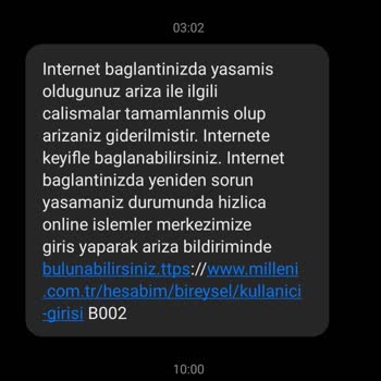 Millenicom Hakkı Olmayan Ücretlendirmeler Yapıyor.