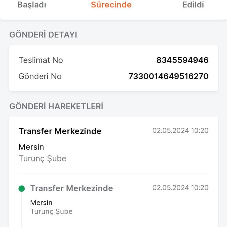 Trendyol Express Mersin Turunç Şubesi