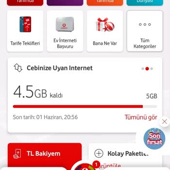 Vodafone Çark Çevrilme Hatası