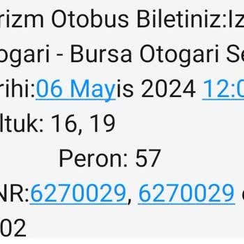 Nilüfer Turizm İzmir-Bursa Seferindeki Otobüsün Bakımsızlık Sorunu