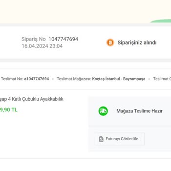 Koçtaş Ürünümü Teslim Etmiyor