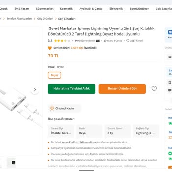 Trendyol Görselde Satılan Ürünle Gelen Ürünün Alakası Yok