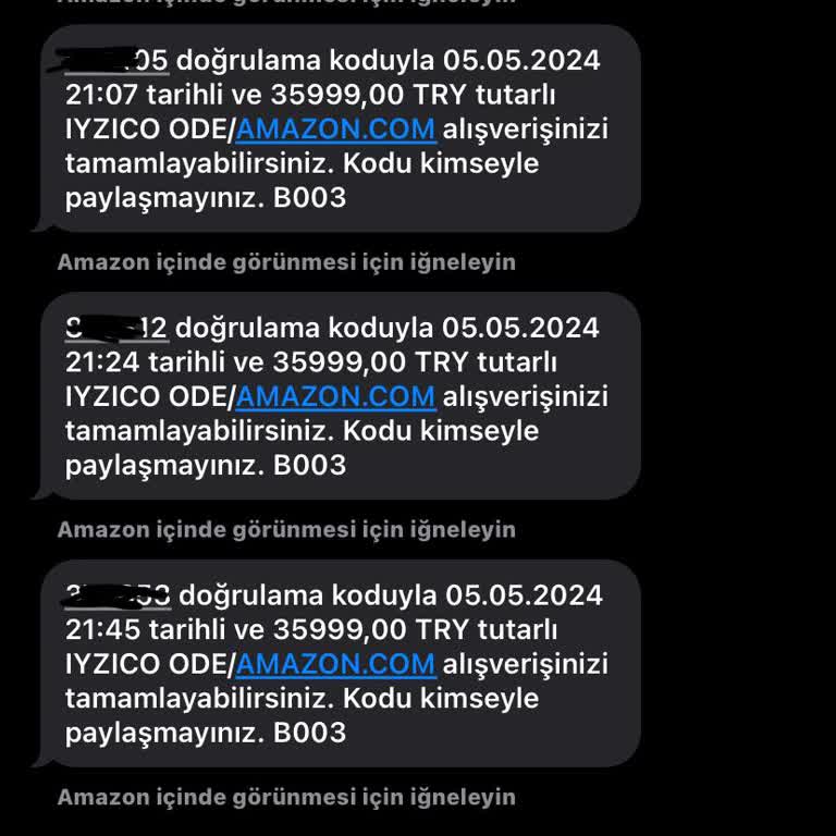 Amazon’un Sipariş İptali