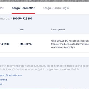 Aras Kargo Almadığı Ürünü Kabul Etti Olarak Göstermesi