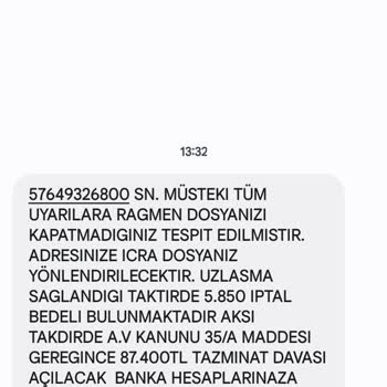 Aydemir İletişim (Fatsa) Mesaj İle İlgili Sorumluluk Reddi