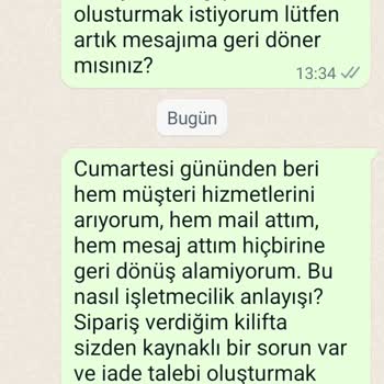 Kılıf Gezegen (Instagram: Kilifgezegenn) Hatalı Ürün Ve Müşteri Hizmetlerinin Saygısızlığı