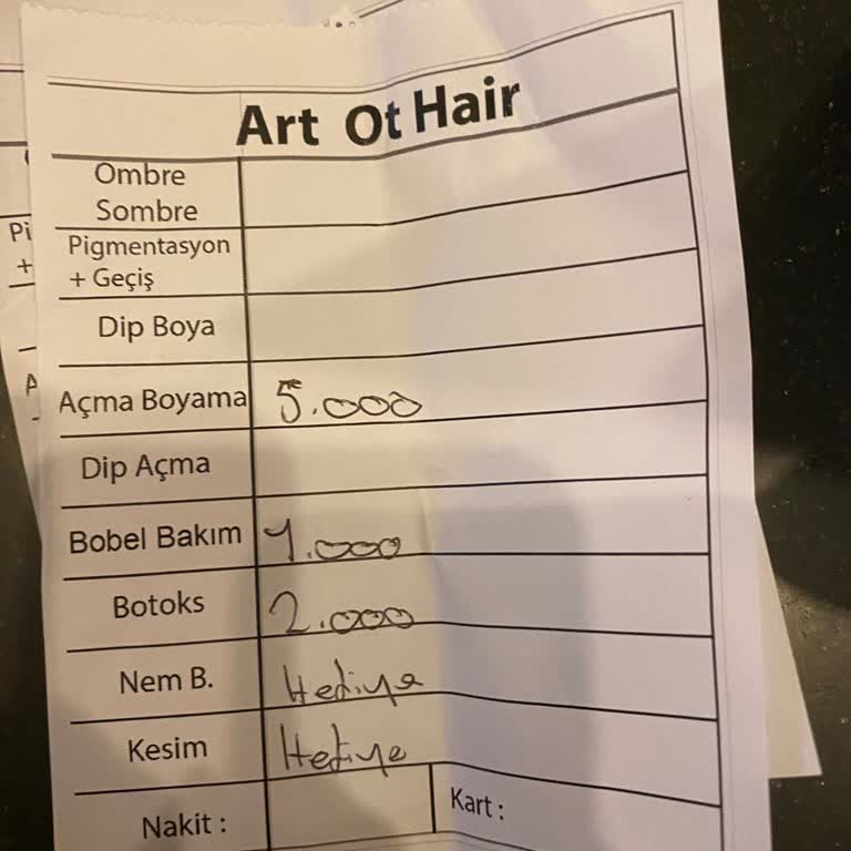 Art of Hair Beşiktaş Hayal Kırıklığına Uğratan Kuaför Deneyimi