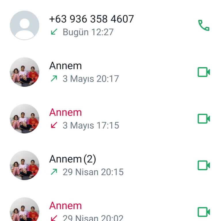 WhatsApp Yabancı Numara Aranması