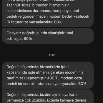Vodafone Net Vodafone Ekstra Modem Ücreti Yansıtma