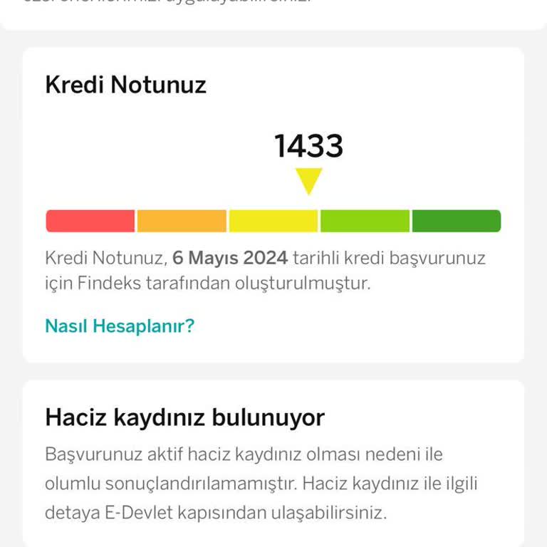 Garanti BBVA Hacizim Olmamasına Rağmen Sistemde E-hacizim Gözükmekte