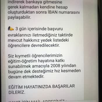 Türk Eğitim Vakfı Eğitim Bursu Vaadiyle Yaşanan Tatsız Deneyim