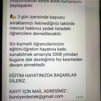 Türk Eğitim Vakfı Eğitim Bursu Vaadiyle Yaşanan Tatsız Deneyim