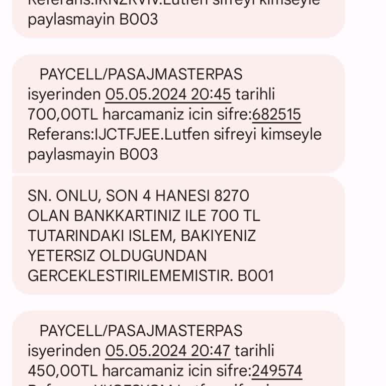 Ziraat Bankası Ziraat Habersiz Alışveriş Yapıldı