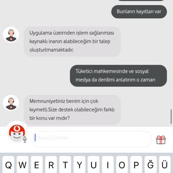Vodafone Teknik Sorunlar Ve Müşteri Mağduriyeti