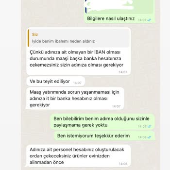 Evde Ekişi Paketleme Kişisel Bilgilerimin İzinsiz Kullanımına Karşı Önlem Şikayeti