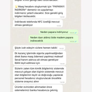 Evde Ekişi Paketleme Kişisel Bilgilerimin İzinsiz Kullanımına Karşı Önlem Şikayeti