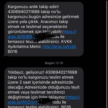 Aras Kargo Yoğunluk Sebebiyle Teslim Edemedik!