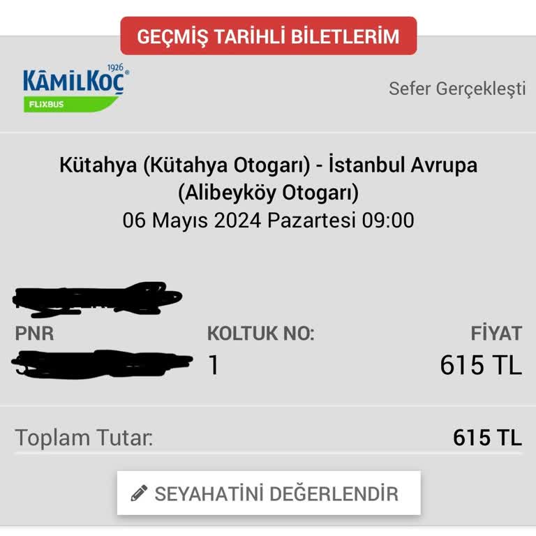 Kamil Koç Şoför Keyfine Göre Araç Değişikliği