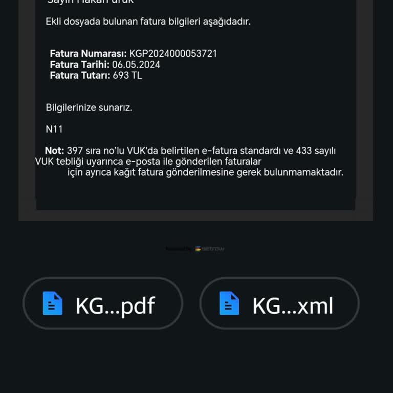 N11 Alışveriş Yapmadan Kesilen Fatura