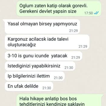 Moda Şifa Ücret İadesi Yapmayıp Tehdit Ediyor