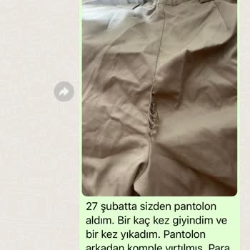 Suud Collection İade Kabul Etmiyor