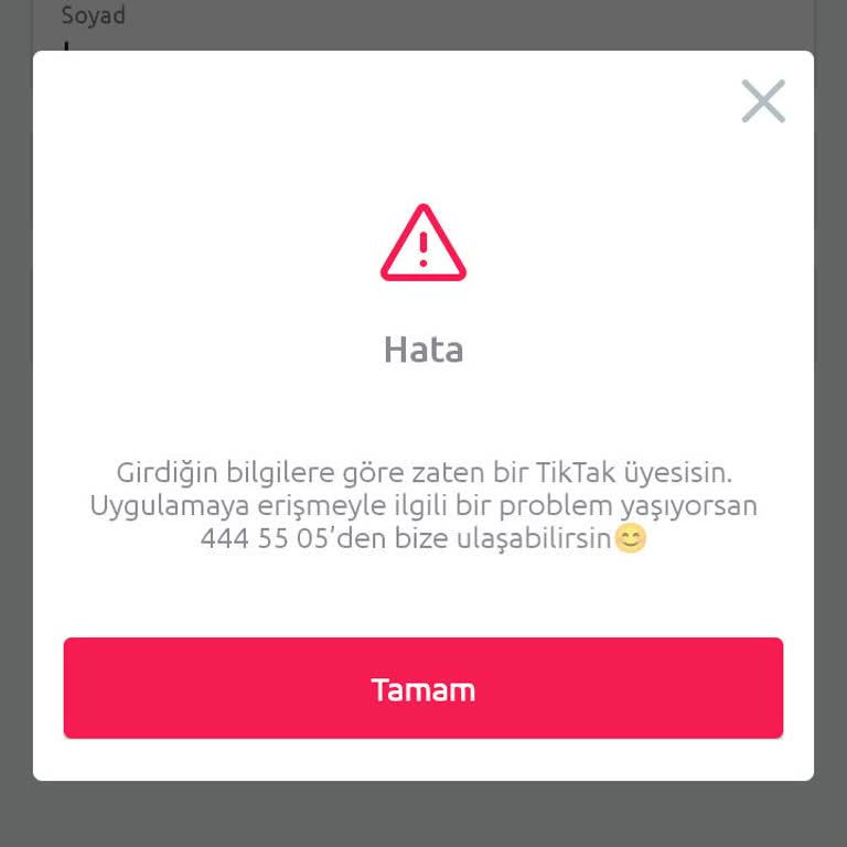 Tiktak Sorunu Çözülmesini İstiyorum
