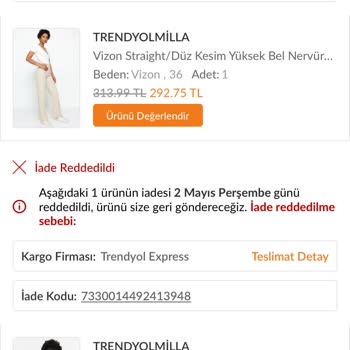 Trendyol Express İadeye Gönderdiğim Ürünümü Kaybettiler!