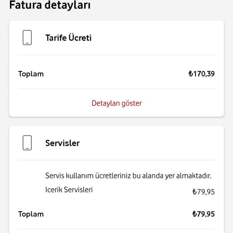 Vodafone İçerik İadesi