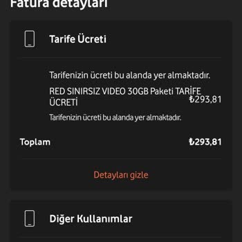 Vodafone Fahiş Fiyat Artışı