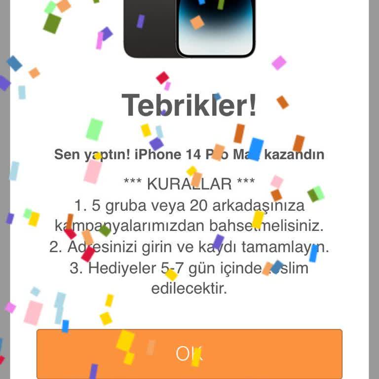 Trendyol Anneler Günü Hediyesi İphone 14 Pro Veriyor Diye Link Geldi