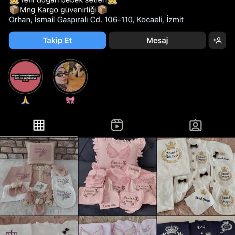 Rubam. Atolye (Instagram) Geri Dönüş Alamadım