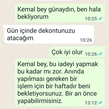 FixTnt Ücret İadesi Yapılmadı