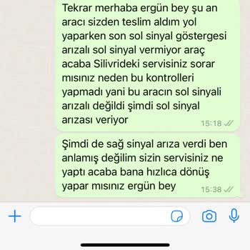 Çetaş Otomotiv Çetaş Büyükçekmece Şikayet
