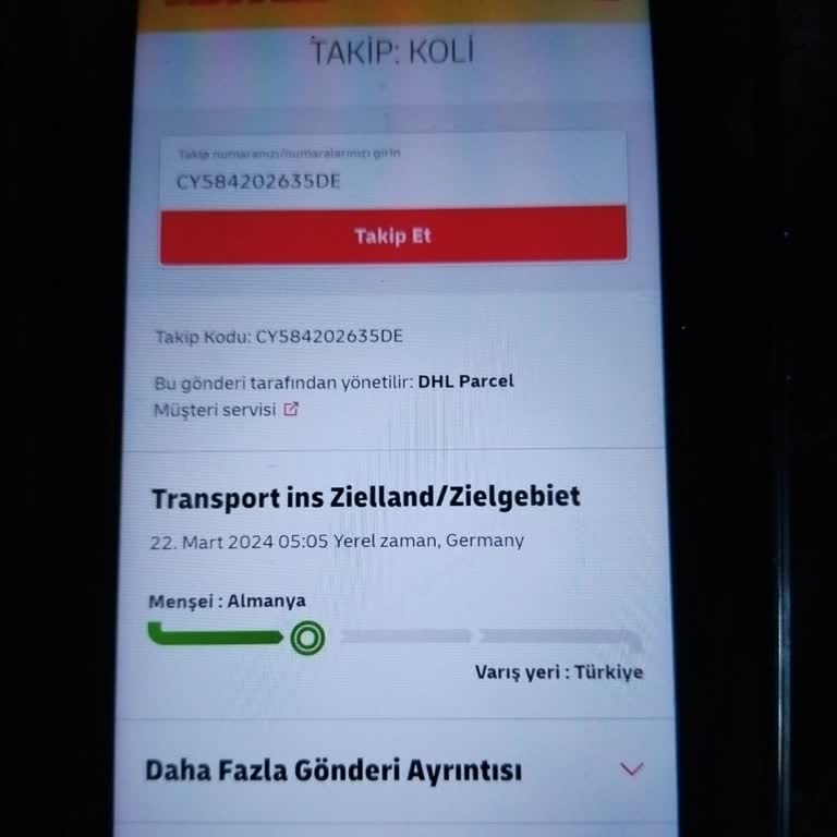 DHL Kargom Nerede? Almanya'dan Gönderim, Türkiye'de Kayıp!