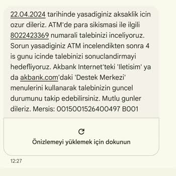 Akbank ATM Para Yutma Sorunu
