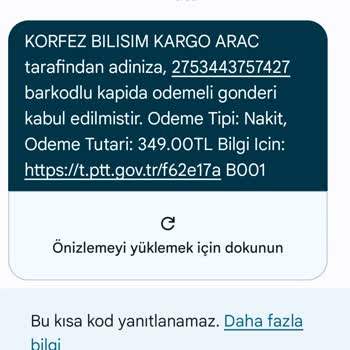 Körfez Bilişim Kargo Aracılık Hizmetleri Körfez Bilisim Kargo Araç İstemediğim Bir Kargo Kapıda Ödeme Yapmış