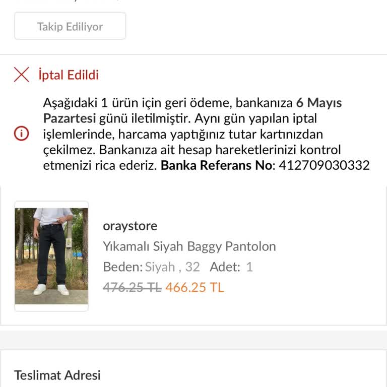Ziraat Bankası İade Parası Hesabıma Yatmadı