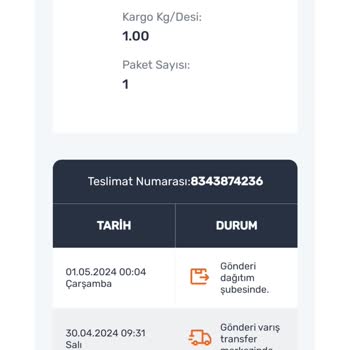 PTT Kargo PTT İçmeler Şubesi Hk.