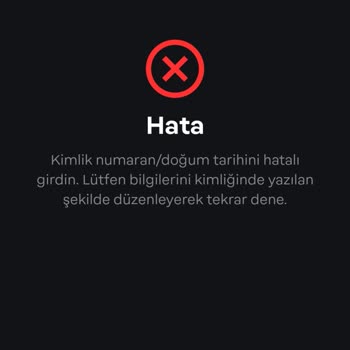 Papara Sözleşmeli Hesap Doğum Tarihi Sorunu