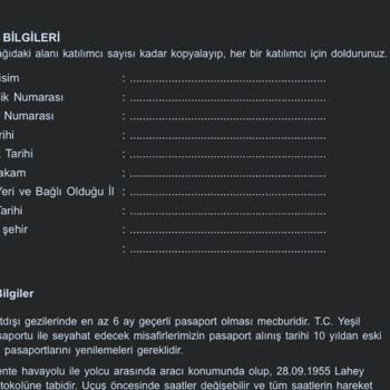 Tatil Sepetindeki Yanlış Bilgilendirme