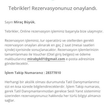 Tatil Sepetindeki Yanlış Bilgilendirme